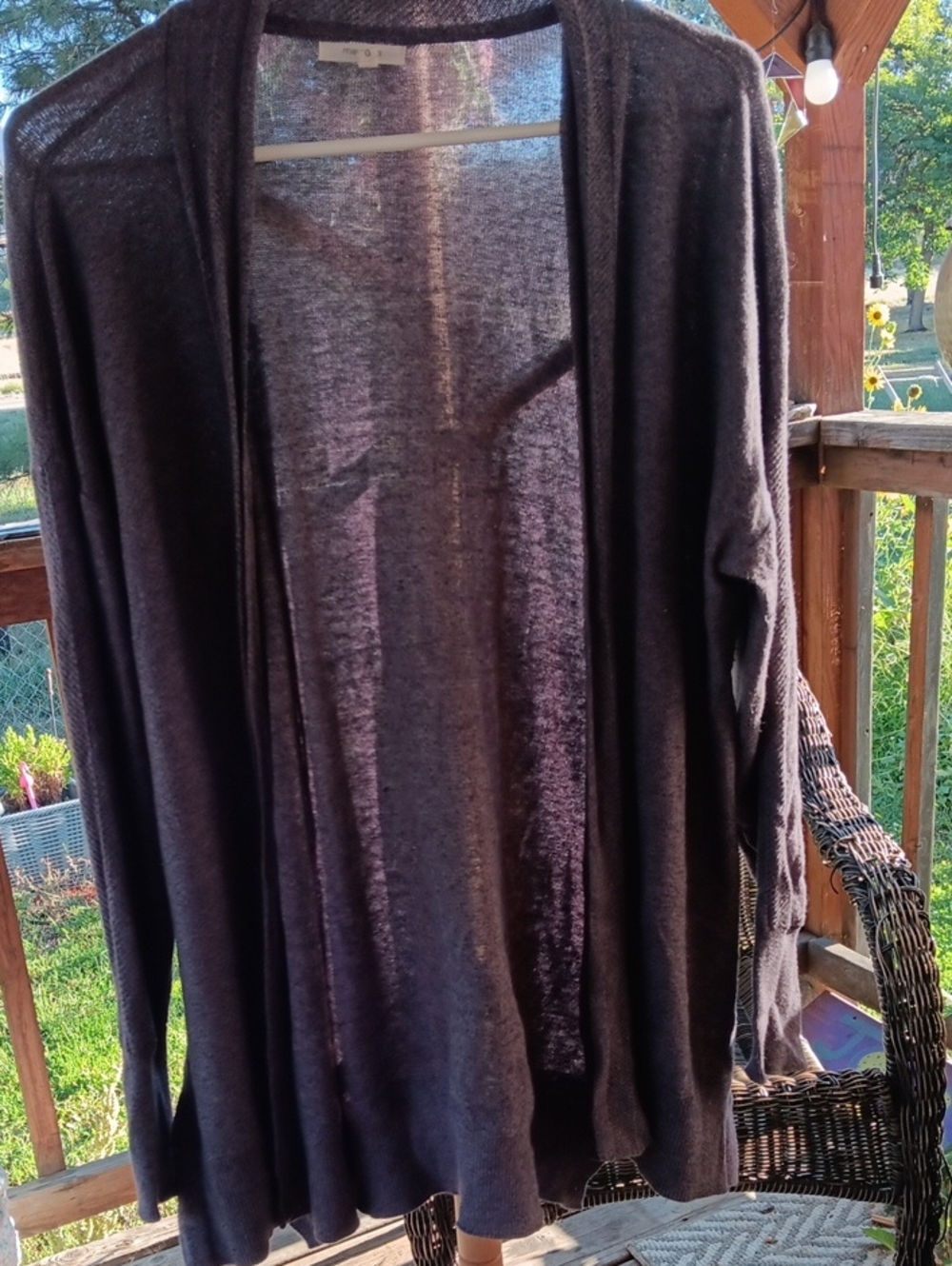 Maurices Charcoal Open-Front Women's Cardigan